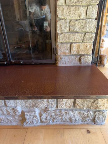 Fireplace Rusty Metal